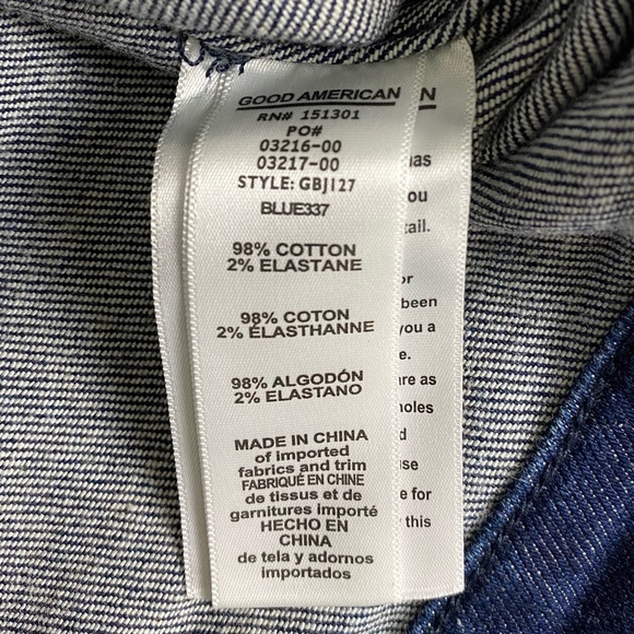 SOLD! NWOT Good American The 70s Icon Jacket - Picture 12 of 13